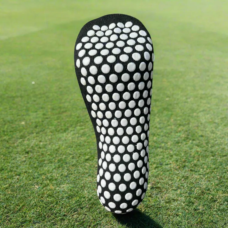 black football grip socks