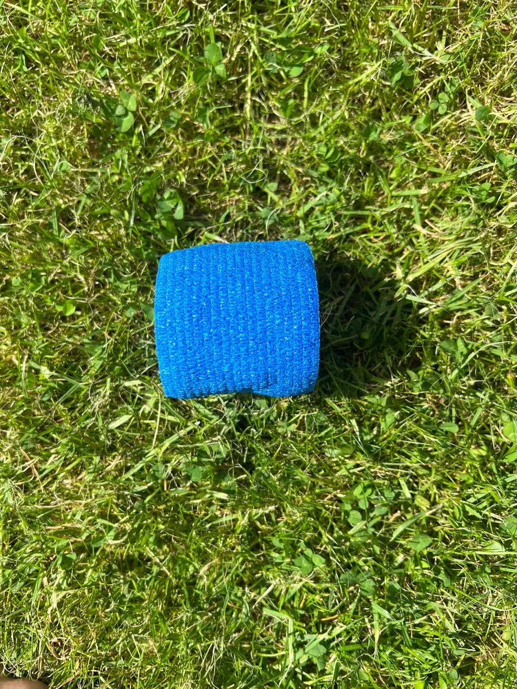 blue football sock tape