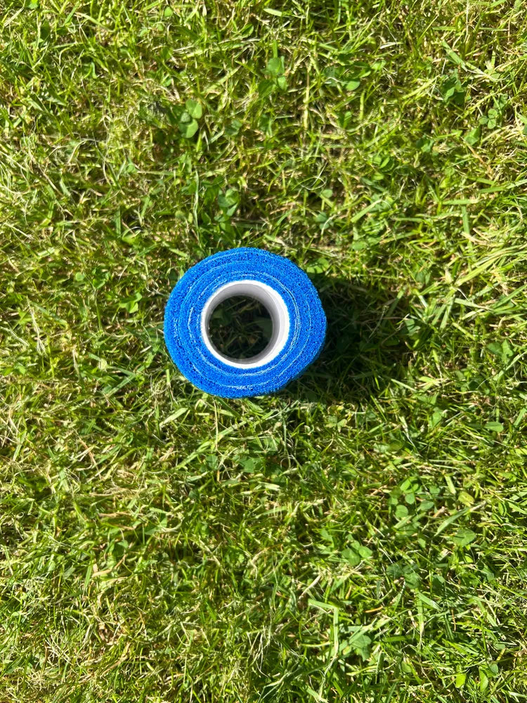 blue football sock tape
