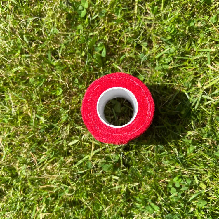 red football sock tape